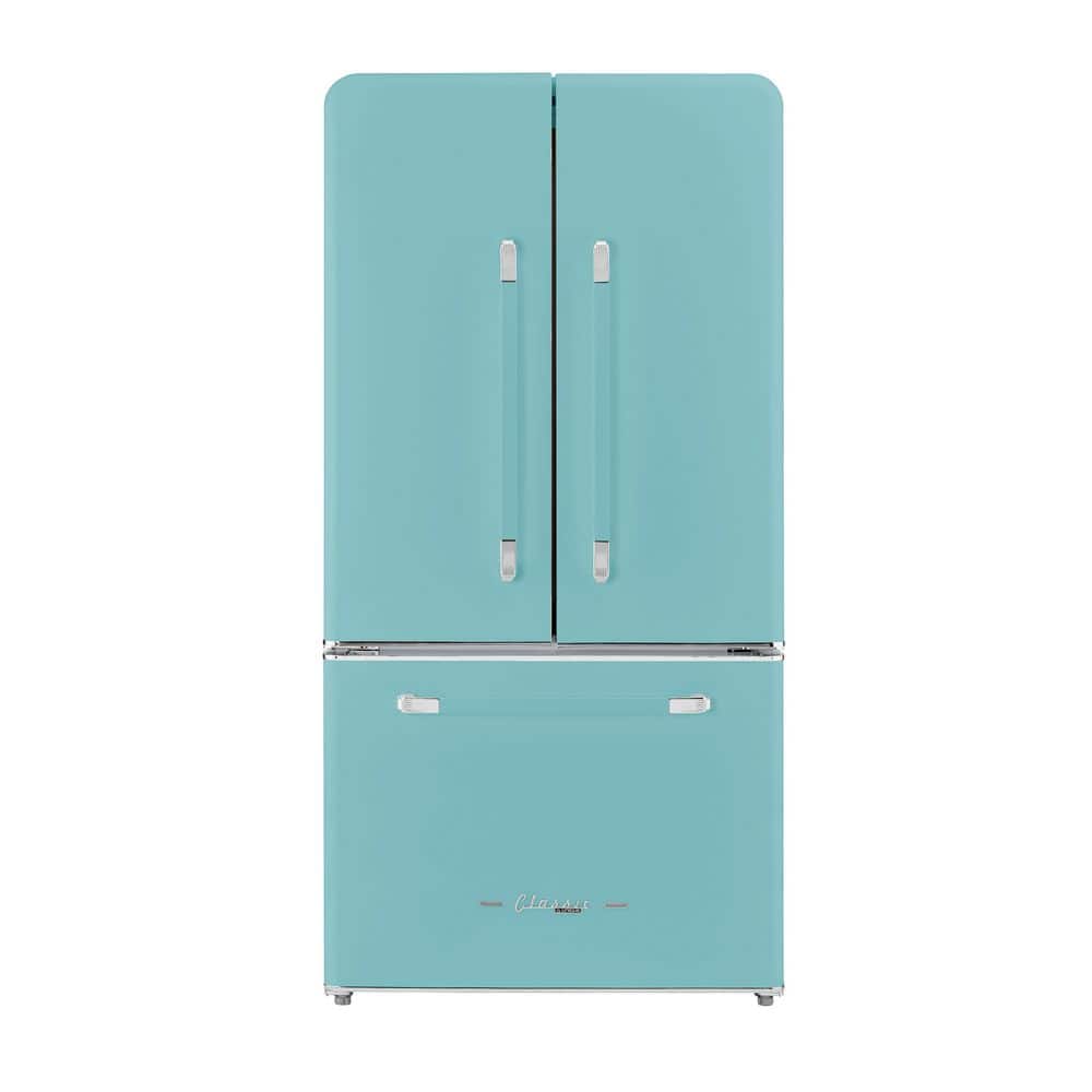 Unique Appliances Classic Retro 36 in 21.4 cu. ft. 3-door French