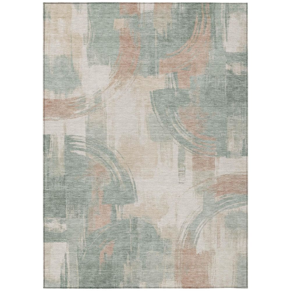 Chantille Machine Washable Indoor/Outdoor Abstract ACN2948 Seafoam 10 ft. x 14 ft. Area Rug price history on PriceWatchPro