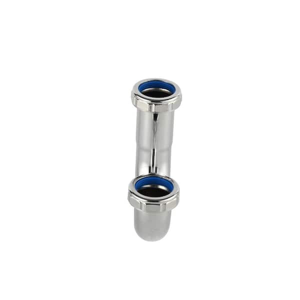 Everbilt 1-1/4in. 22-Gauge Chrome-Plated Brass Sink Drain J-Bend P