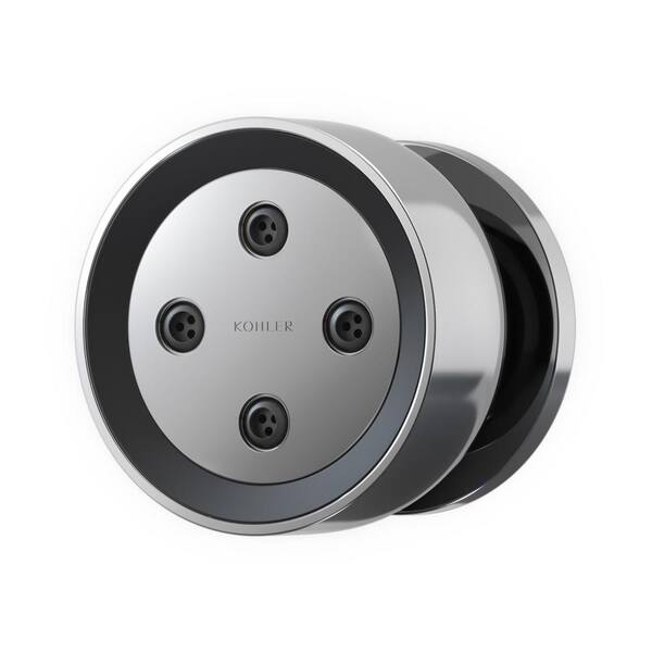 KOHLER Statement 2.75 in. 4-Sprayer Body Jet in Polished Chrome