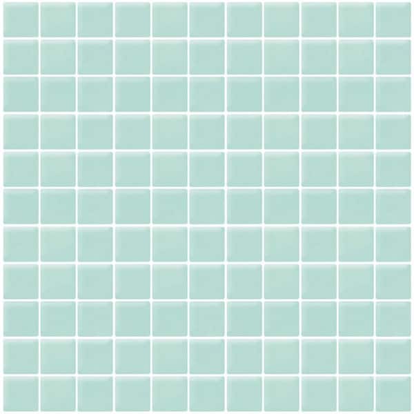 Apollo Tile Ice 4 in. x 5 in. Polished Glass Mosaic Tile Sample (0.13 sq. ft./Piece)