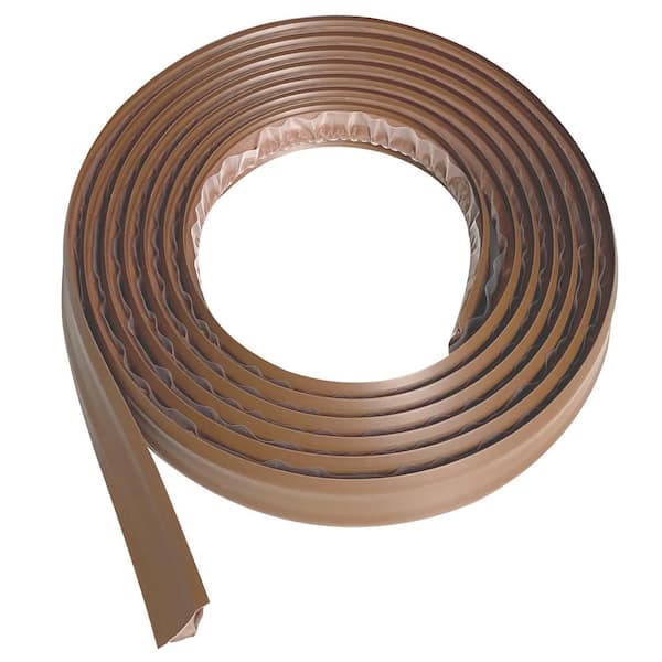 InstaTrim 3/4 in. x 10 ft. Light Brown PVC Inside Corner Self-Adhesive Flexible Caulk and Trim Molding