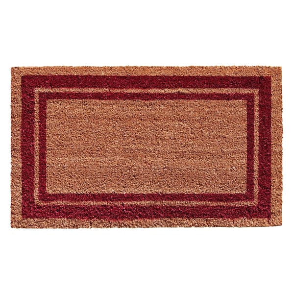 Calloway Mills Burgundy Border Doormat 24" x 36"