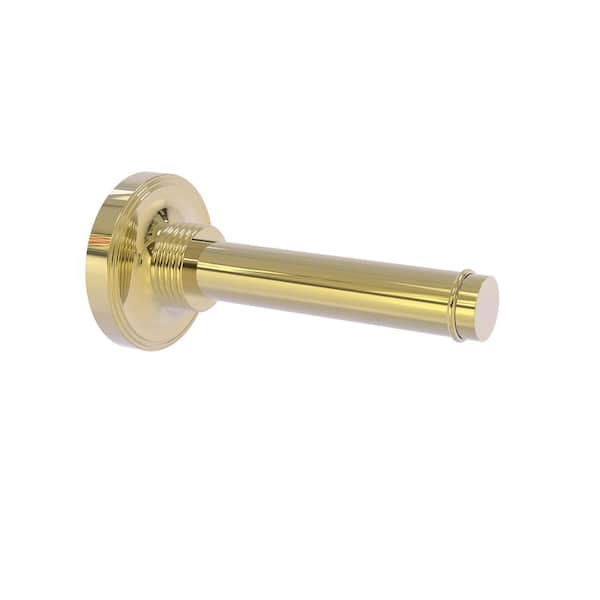 Allied Brass Prestige Regal Collection Horizontal Reserve Roll Toilet Paper Holder in Unlacquered Brass