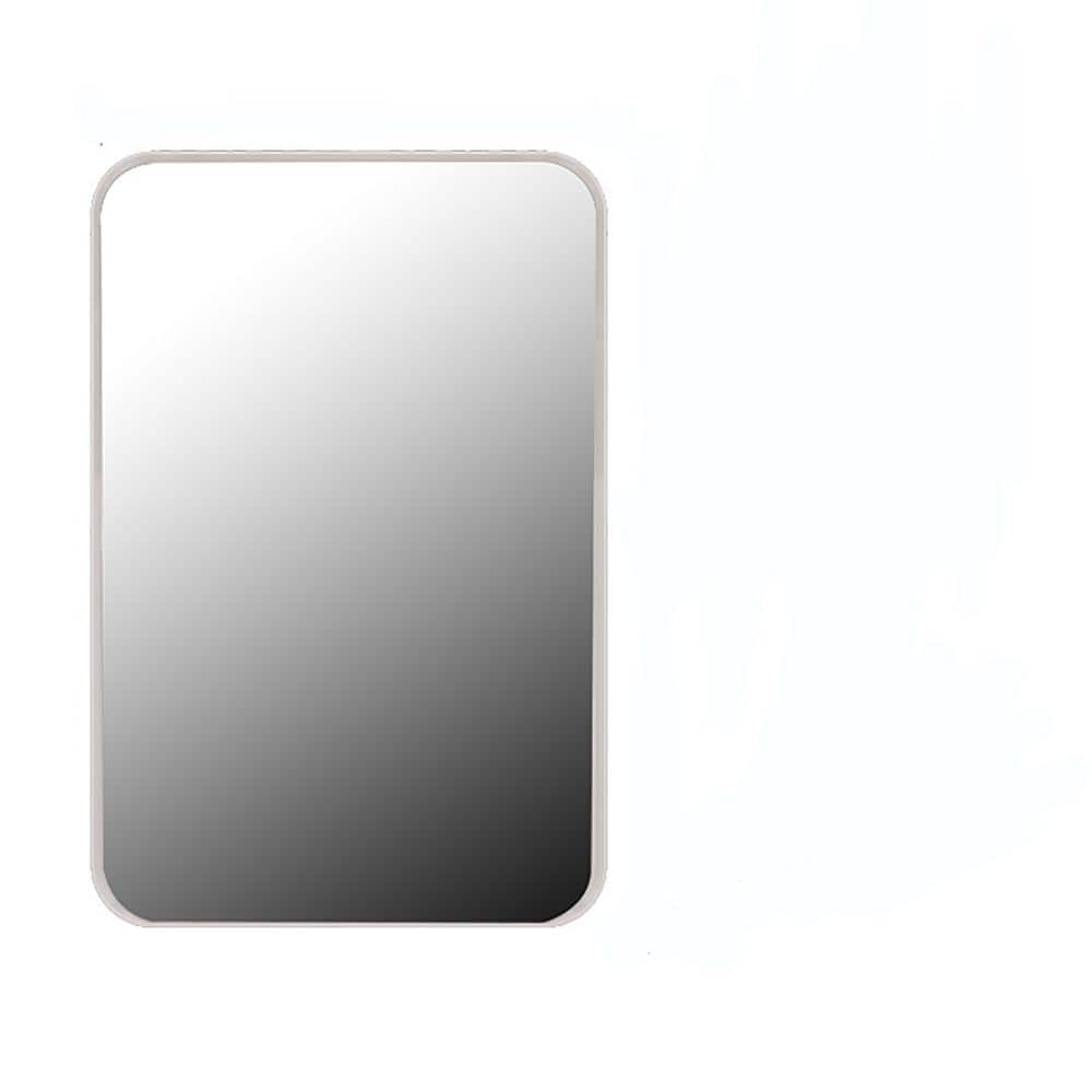 16 in. W x 24 in. H White Rectangular Aluminum Medicine Cabinet with Mirror and Adjustable Shelves price history on PriceWatchPro