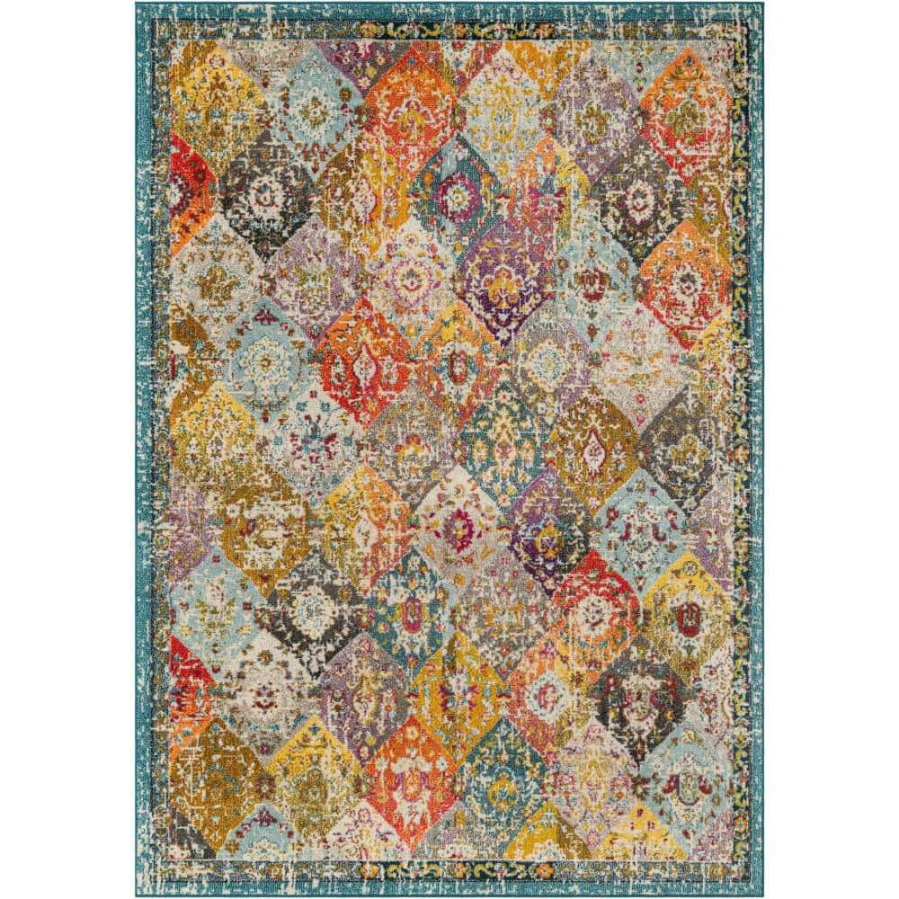 Unique Loom Penrose Blake Multi 7' 1 x 10' 0 Area Rug 3185399 - The ...