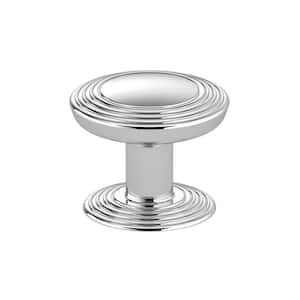 Marsala Collection 1-1/4 in. (32 mm) Chrome Transitional Cabinet Knob