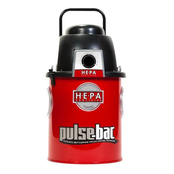 Pulse-Bac 8 Gal. HEPA Certified Dust Vacuum with Auto Start and Auto Filter Cleaning