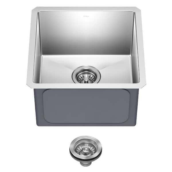 Standart PRO 16 Gauge Stainless Steel 17 in. Undermount Bar Sink