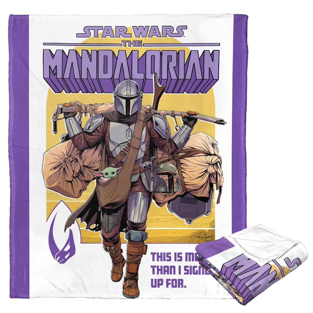 The Northwest Group Star Wars The Mandalorian More Than I Signed Up For Silk Touch Throw