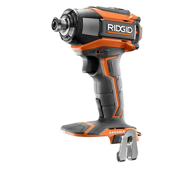 RIDGID 18-Volt GEN5X Brushless 1/4 in. 3-Speed Impact Driver Bare Tool