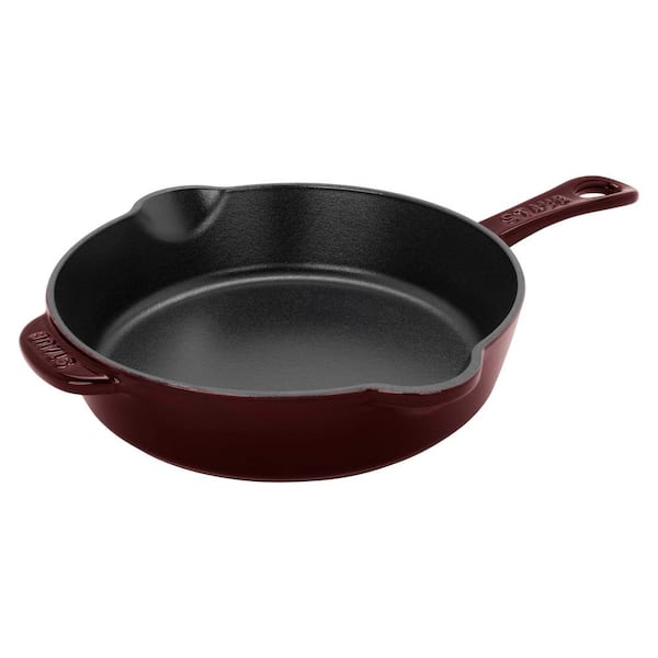 Cast Iron 8.5 in. Traditional Deep Skillet - Grenadine