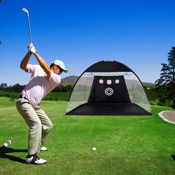 10 2024 X 7 Portable Golf Net Golf Practice Large Hitting Area Great for Year Around