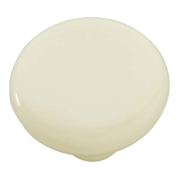 HICKORY HARDWARE Midway 1-1/2 in. Light Almond Cabinet Knob