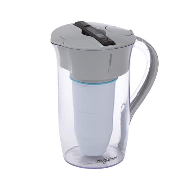 Zero Water ZeroWater 30-Cup Ready-Pour- Water Pitcher Filter in Blue with  Filtration System ZD-030RP - The Home Depot