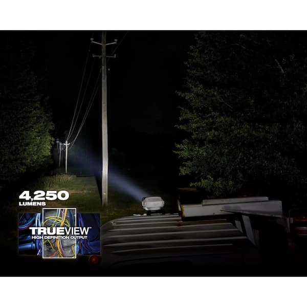 Milwaukee - Utility Remote Control Search Light with Hardwire Base