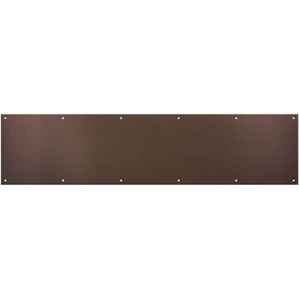 National Hardware 8 in. x 34 in. Antique Bronze Kick Plate