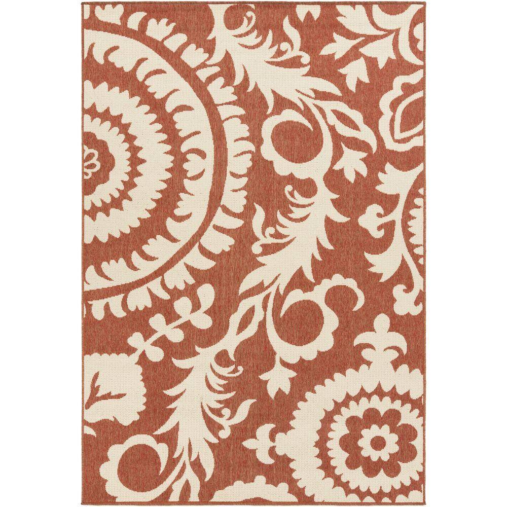 Artistic Weavers Oswin Outdoor Traditional Area Rug Green 6'4 x 9' 
