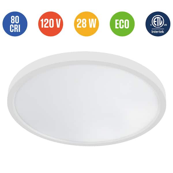 Cedar Hill 15in White LED Ceiling Light With Adjustable Color