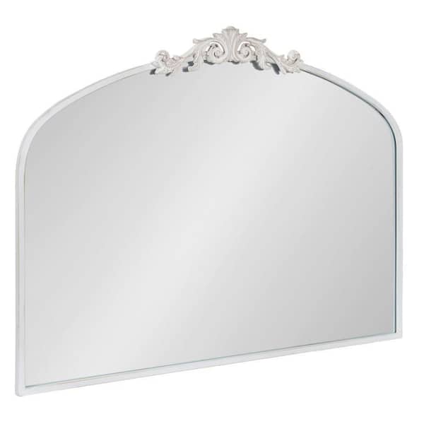Arendahl 36.00 in. W x 28.50 in. H White Arch Traditional Framed Decorative Wall Mirror
