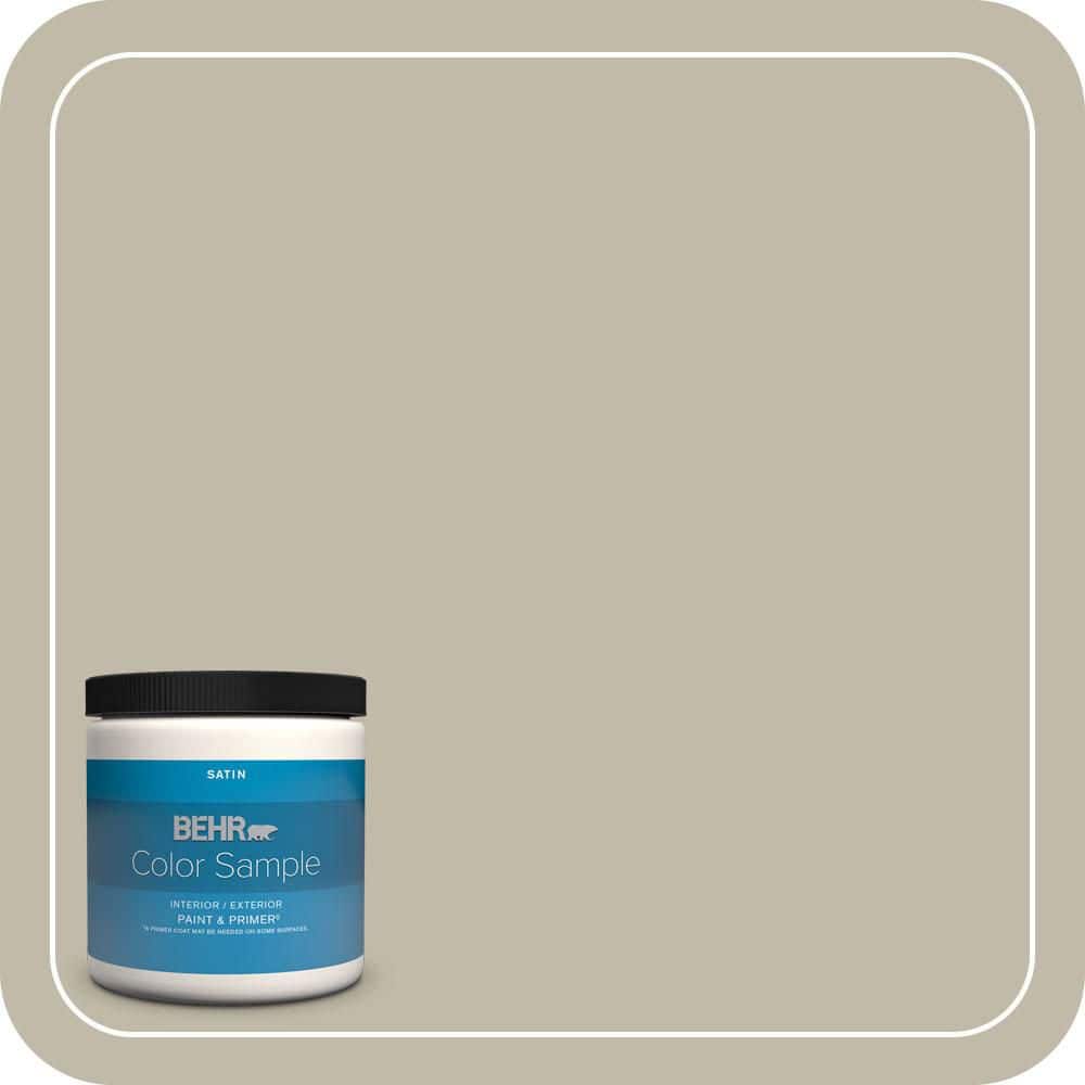 8 oz. Home Decorators Collection #HDC-FL13-10 Wilderness Gray Satin Enamel Interior/Exterior Paint & Primer Color Sample price history on PriceWatchPro