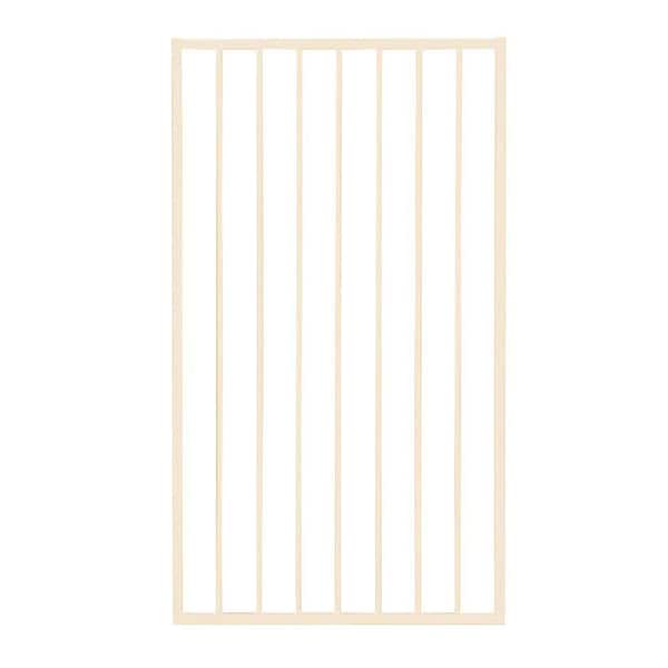 Unbranded Pro Series 3 ft. x 5 ft. Navajo White Steel Fence Gate