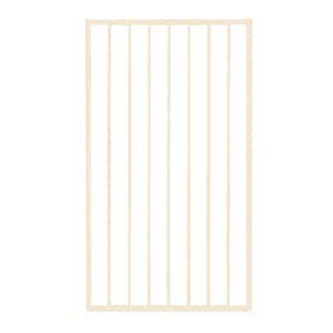 Pro Series 3 ft. x 5 ft. Navajo White Steel Fence Gate