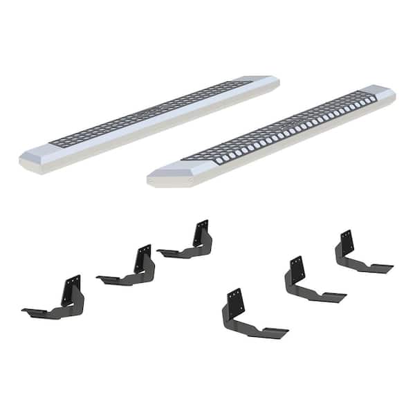 Aries AdvantEDGE Chrome Aluminum 75-Inch Truck Running Boards, Select Ram 1500