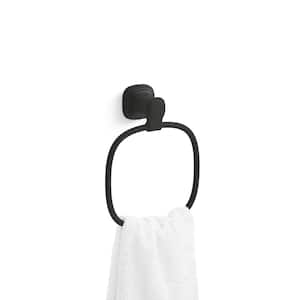 Numista Towel Ring in Matte Black