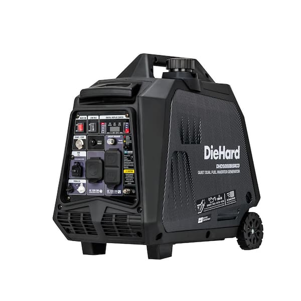 Pulsar 5,000 Watt DUAL-FUEL Propane or Gas INVERTER GENERATOR WITH