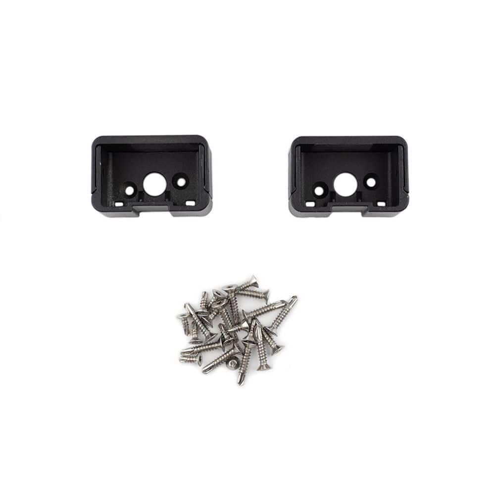 Cable Rail Textured Black Aluminum Horizontal Bracket Kit for Cable Railing System (2-Pack) price history on PriceWatchPro