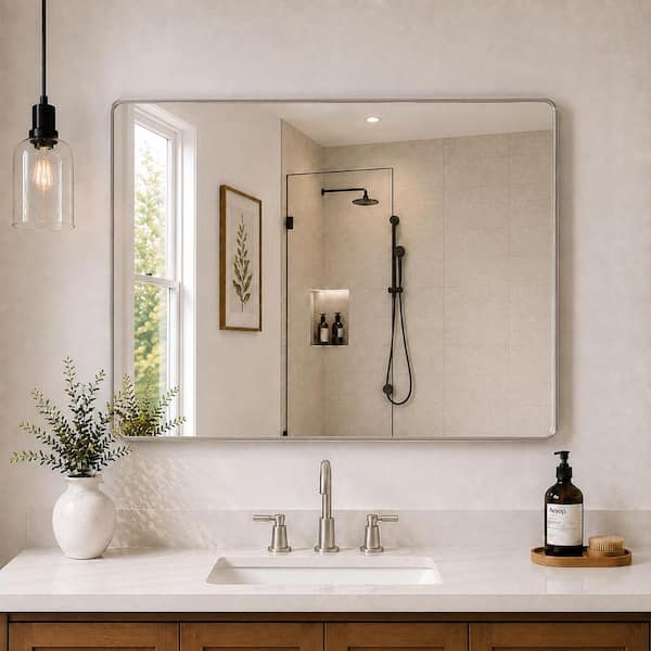 Hermitage Bath Cosy 48 in. W x 36 in. H Rectangular Framed Wall