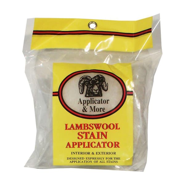 Applicator and More 5 in. Lambswool Stain Applicator