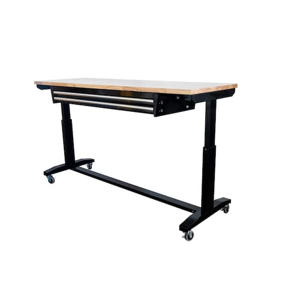 Husky 46 adjustable height work table discount