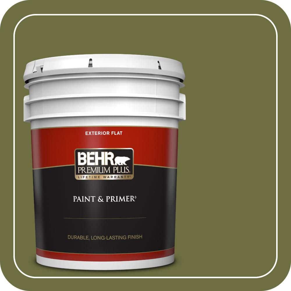 5 gal. #400D-7 Jungle Trail Flat Exterior Paint & Primer price history on PriceWatchPro