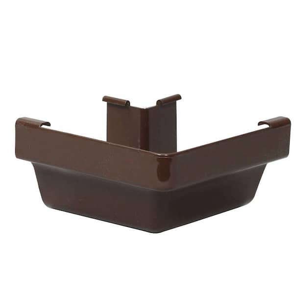 Amerimax Home Products Brown Vinyl K-Style Outside Mitre