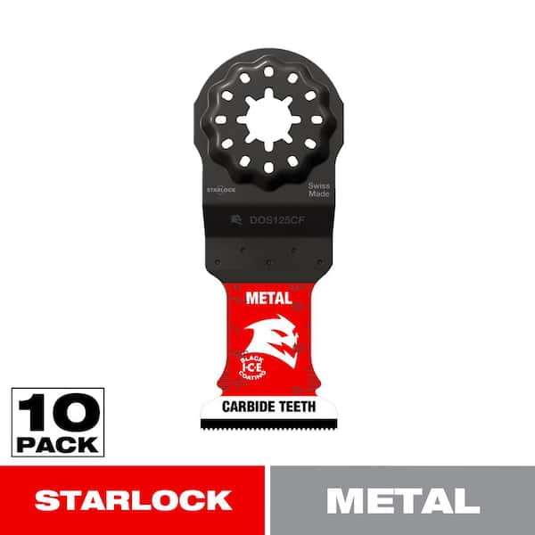 1-1/4 in. AMPED Steel Demon Starlock Carbide Teeth Oscillating Blades for Metal (10-Pack)