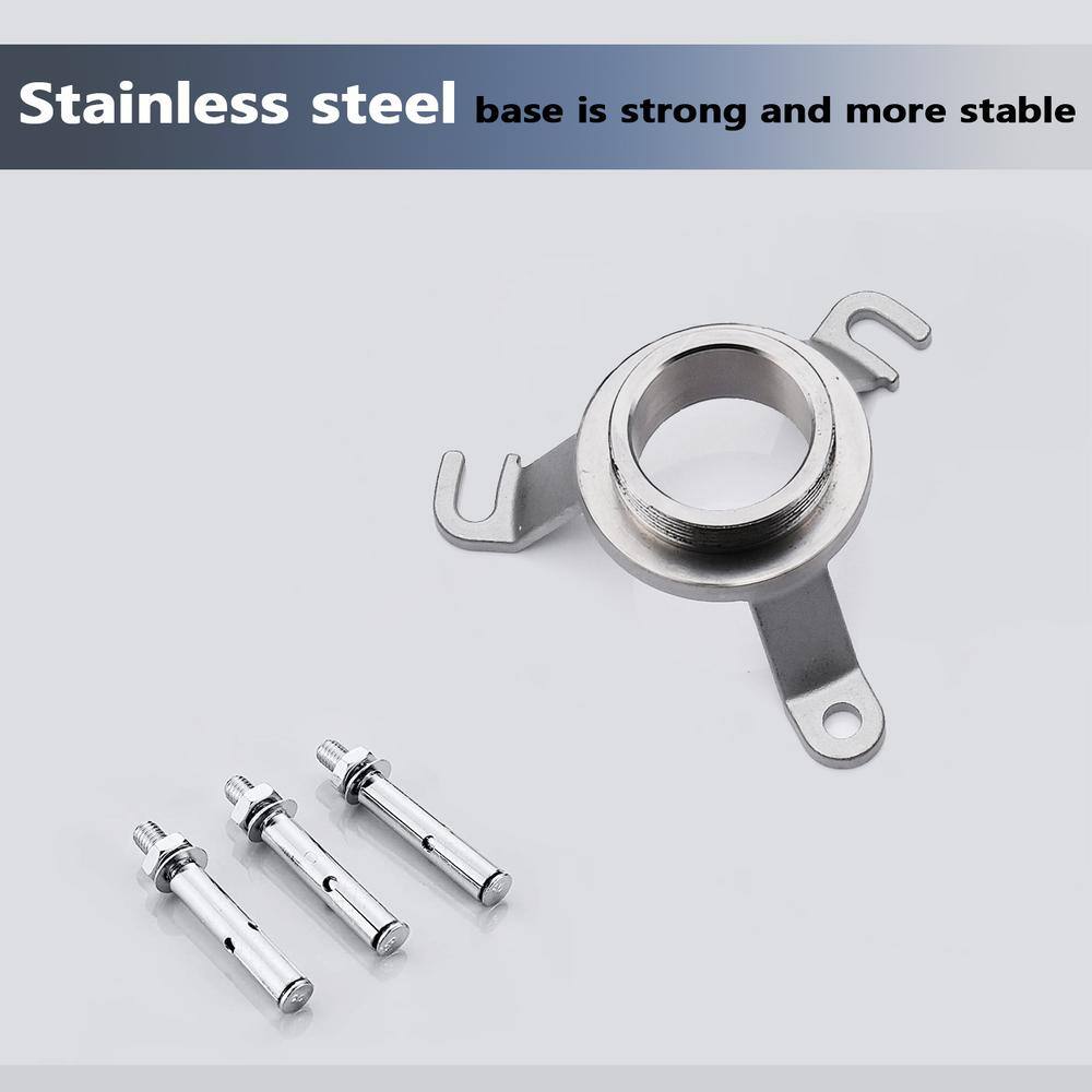 Brush Nickel Freestanding Tub Filler with Lever Handle