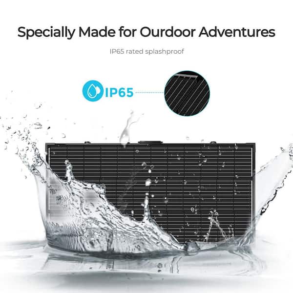 Renogy 200-Watt 12-Volt Foldable Suitcase Off-Grid Solar Kit Built