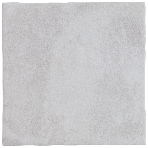 Ivy Hill Tile Paula Purroy Catalan Cotton White 5.11 in. x 0.35 in. Matte Ceramic Wall Tile Sample