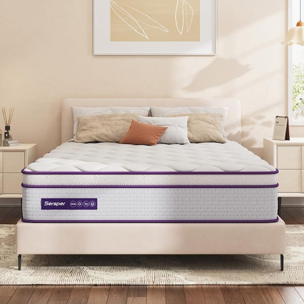 10 in. Medium Memory Foam 5-Zone Hybrid Innerspring European Top Queen Mattress