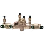 3/4 in. Brass FPT x FPT Reduced-Pressure Zone Assembly Backflow Preventer