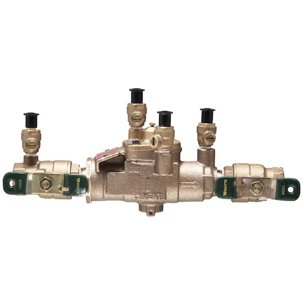 Watts 3/4 in. Brass FPT x FPT Reduced-Pressure Zone Assembly Backflow Preventer
