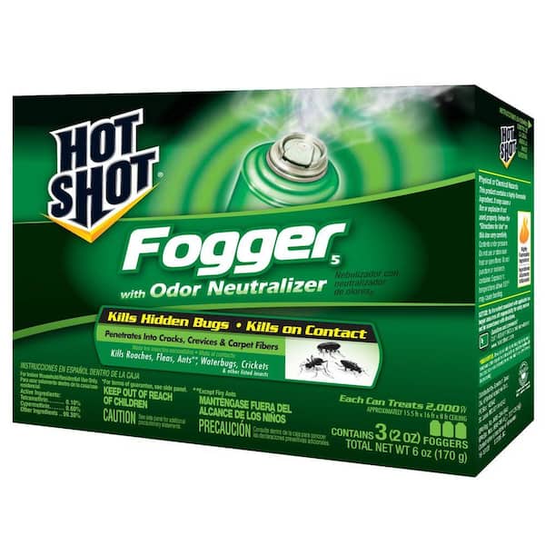 Hot Shot 2 oz. Indoor Fogger with Odor Neutralizer Insect Killer HG