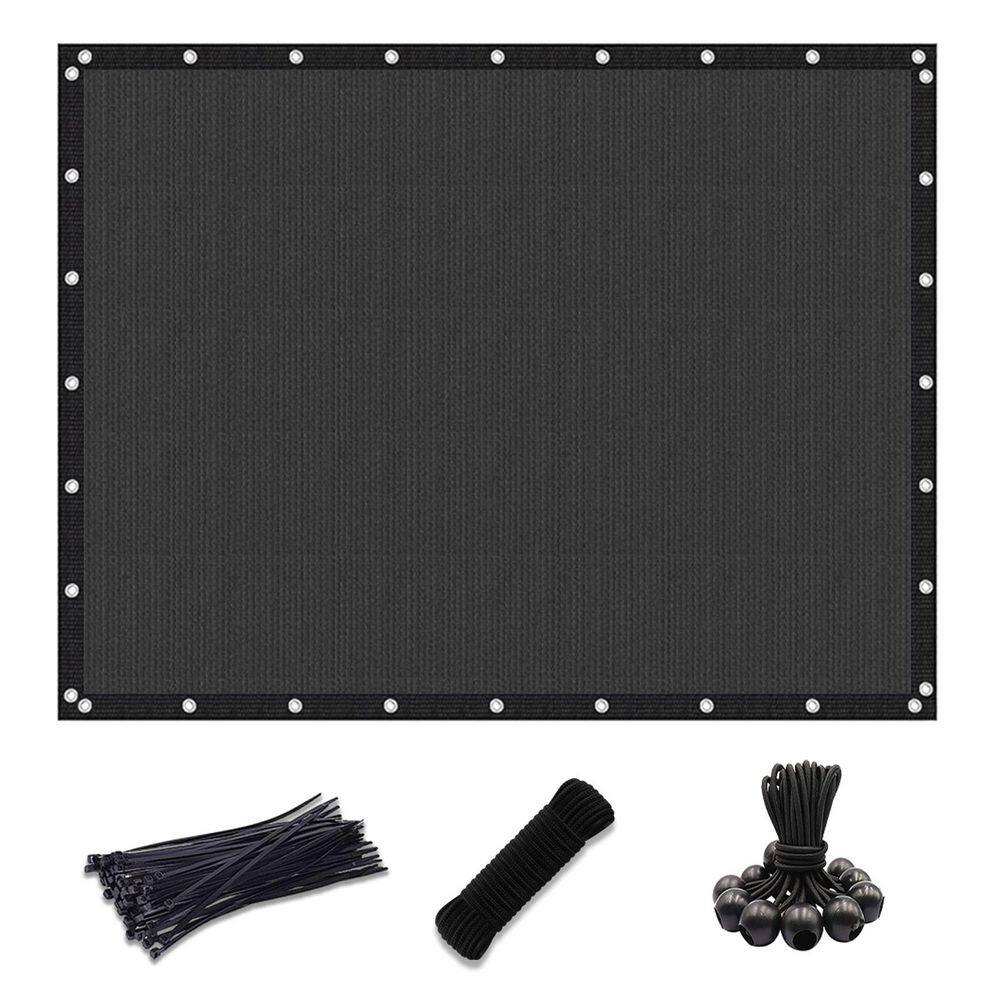 8 ft. x 12 ft. Light Gray Outdoor Pergola Shade Cloth with Grommets, 90% UV Blockage for Patio, Backyards, Outdoor price history on PriceWatchPro