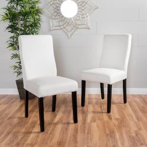 Corbin Ivory Fabric Upholstered Dining Chair (Set of 2)