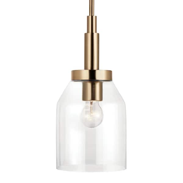KICHLER Madden 1-Light Mini Pendant with Clear Glass in