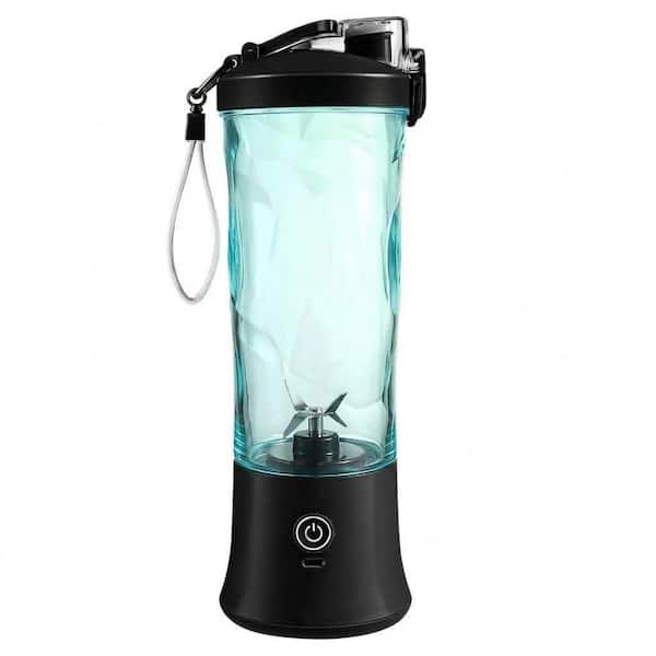 Black 20 oz. ABS Portable Blender Piece for Smoothies Juices Milkshakes Baby Food BPA Free 6 Stainless Steel Blades