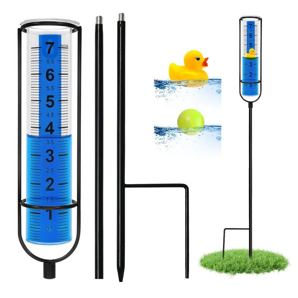 Grandpa's Rain Gauge, 27in Extendable, Freeze Proof PET, Floating Duck & Ball & Stainless Steel Stakes price history on PriceWatchPro
