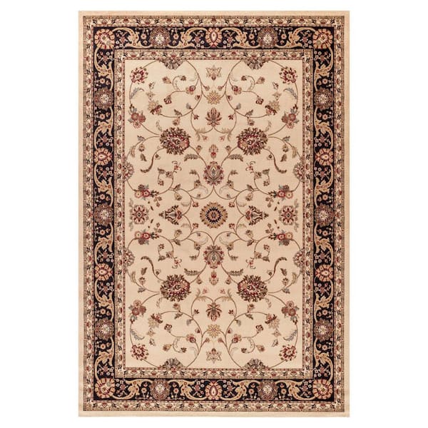 Jewel Marash Ivory 3 ft. x 4 ft. Area Rug